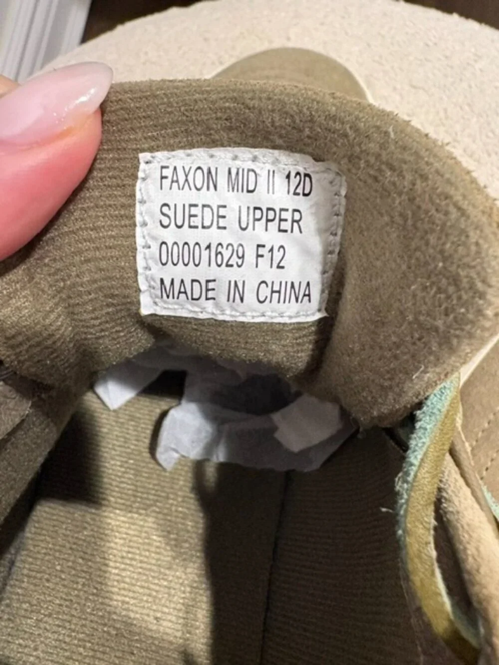 Polo Ralph Lauren Sneakers Mens 12 D Faxon Mid II Olive Suede